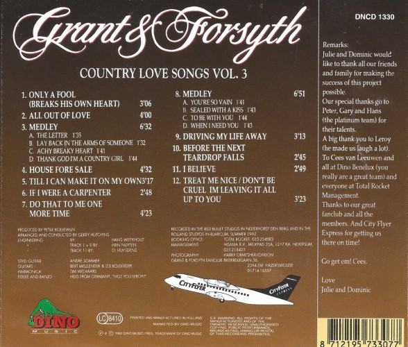 Album Back Cover
