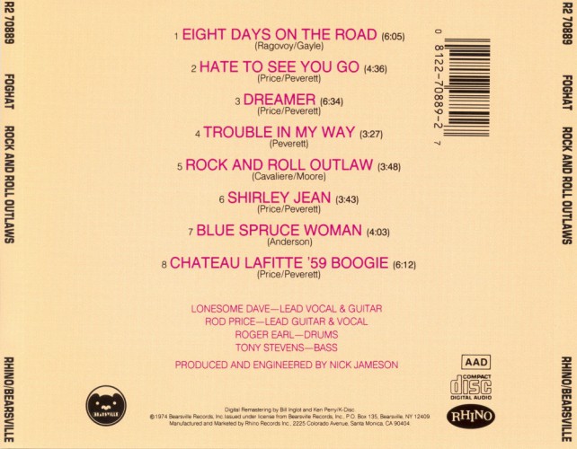 Album Back Cover