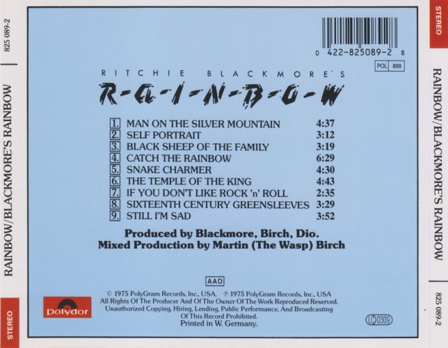 Album Back Cover