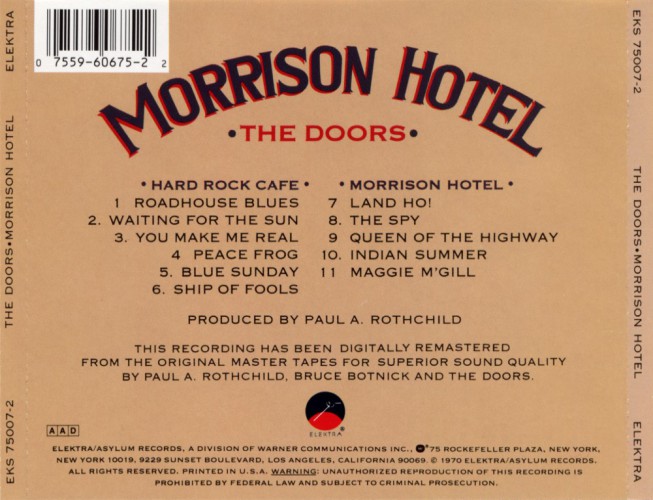 Album Back Cover