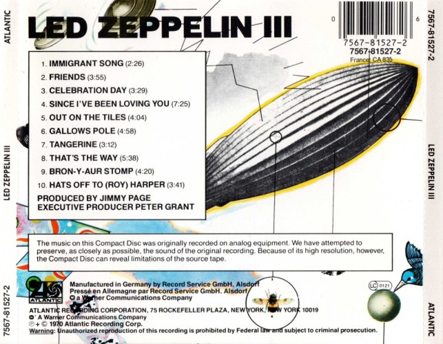 Album Back Cover