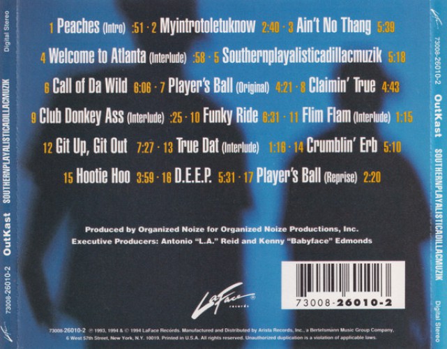 Album Back Cover