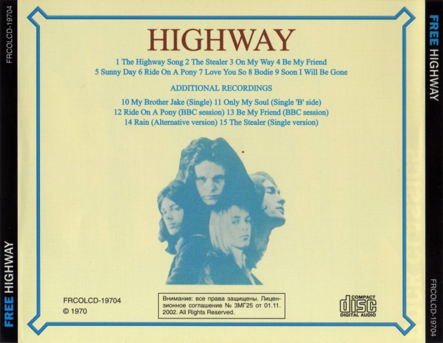 Album Back Cover