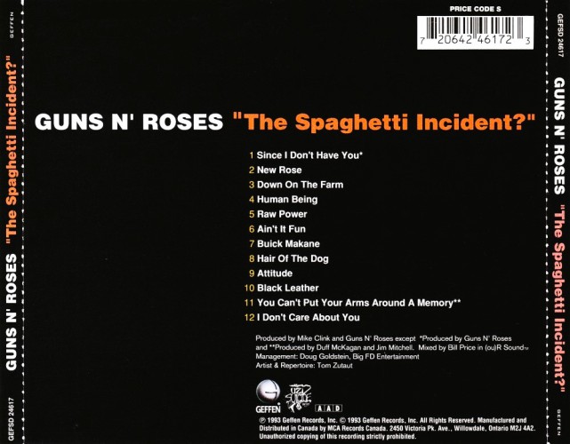 Album Back Cover