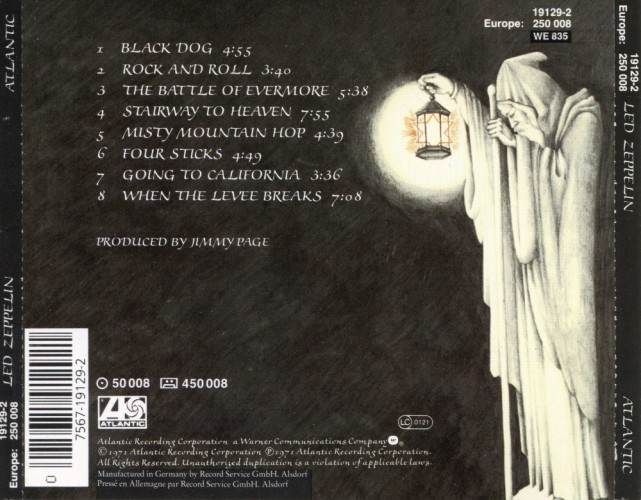 Album Back Cover