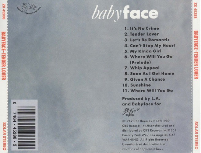 Album Back Cover