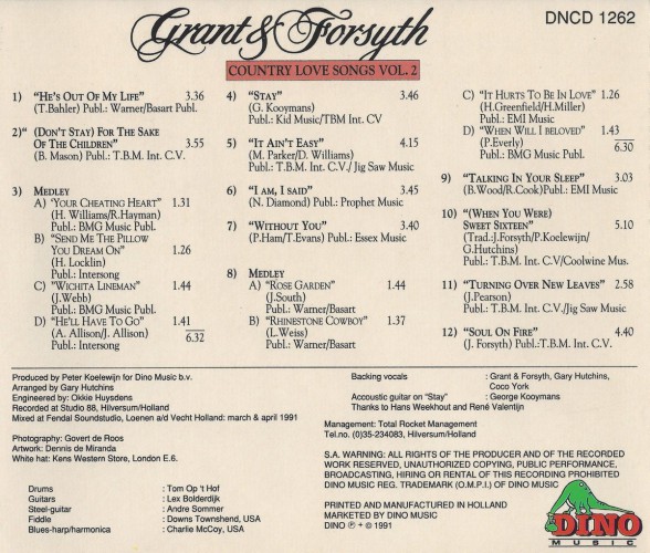 Album Back Cover