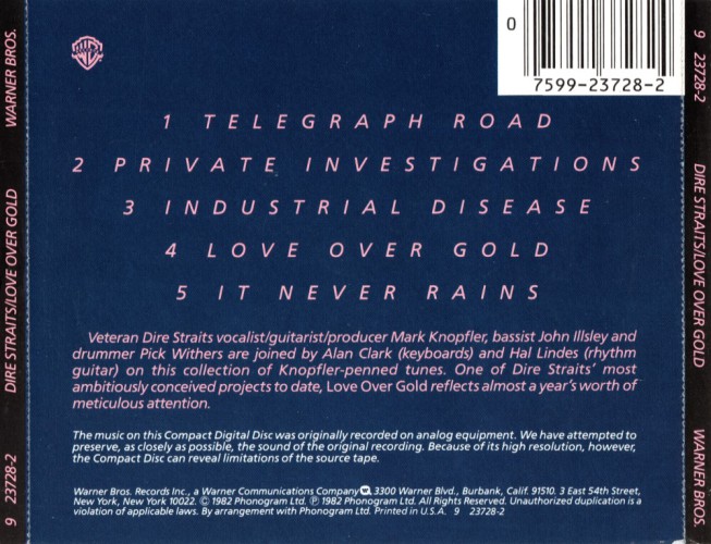 Album Back Cover