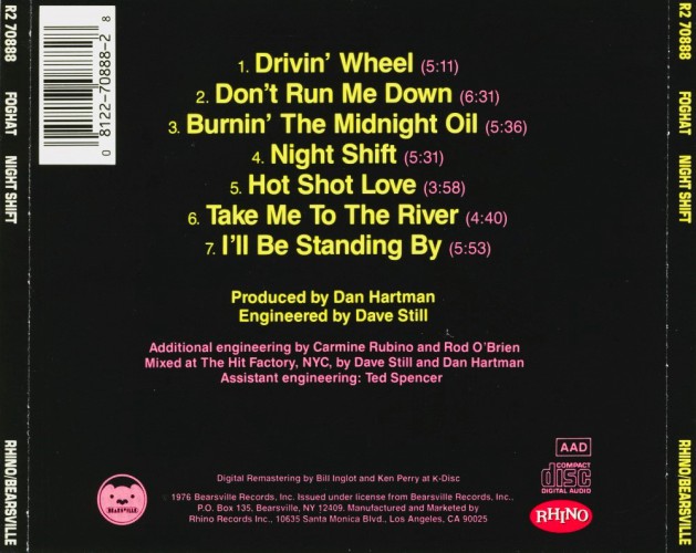 Album Back Cover