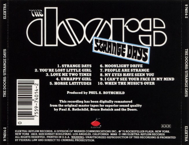 Album Back Cover