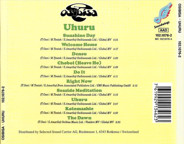 Album Back Cover