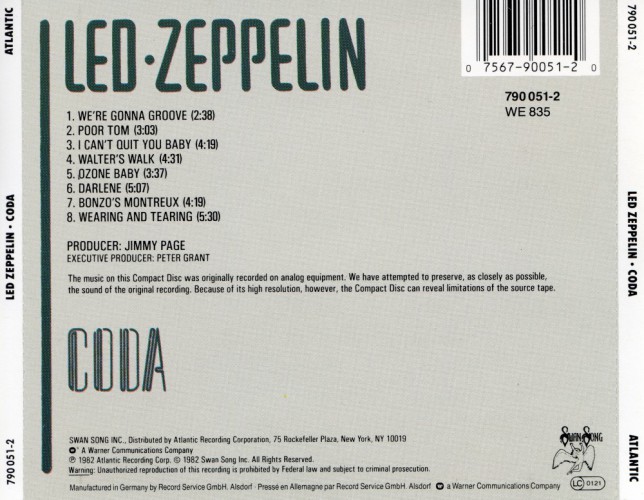 Album Back Cover