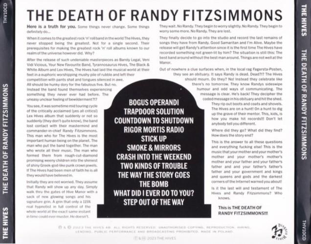 Album Back Cover