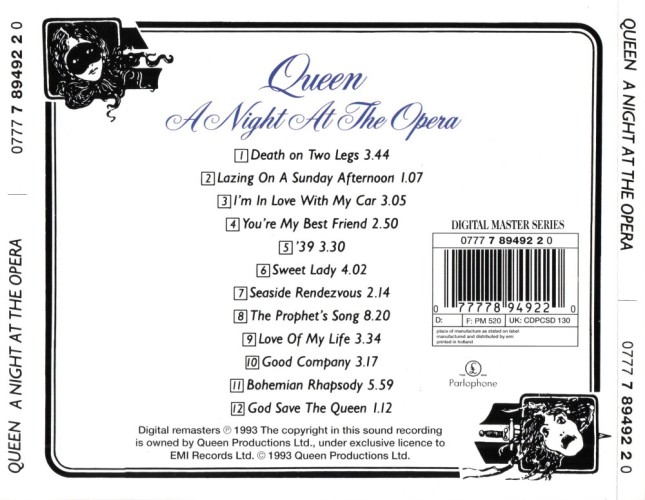 Album Back Cover