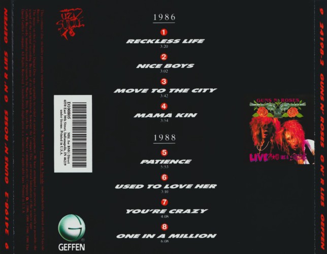 Album Back Cover