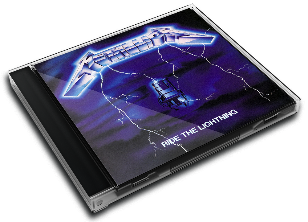RIDE THE LIGHTNING - METALLICA ALBUM COVER - 3D model by