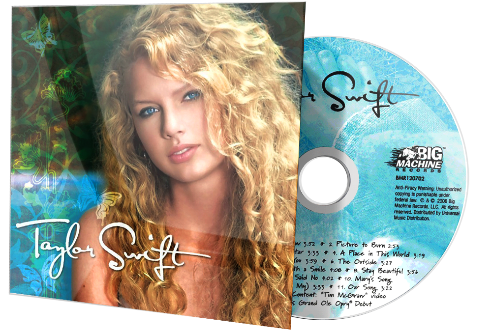 TAYLOR SWIFT “Debut” RARE LAST NAME AUTOGRAPHED SIGNED CD BOOKLET ACOA 