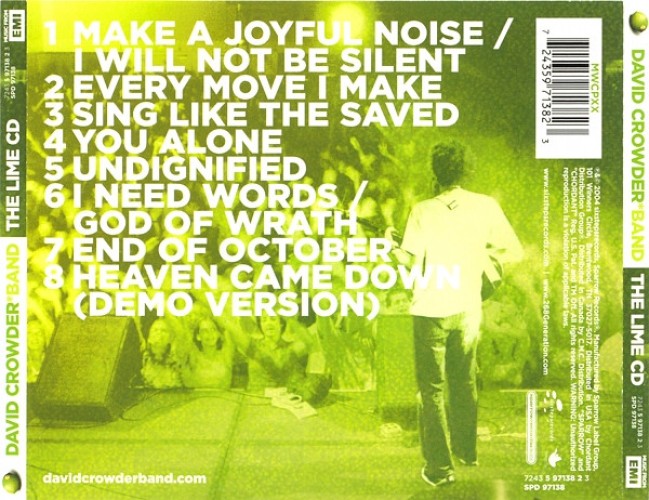 Album Back Cover