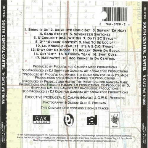 Album Back Cover