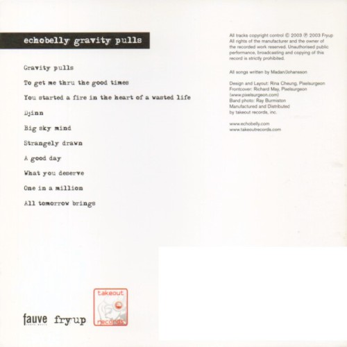 Album Back Cover
