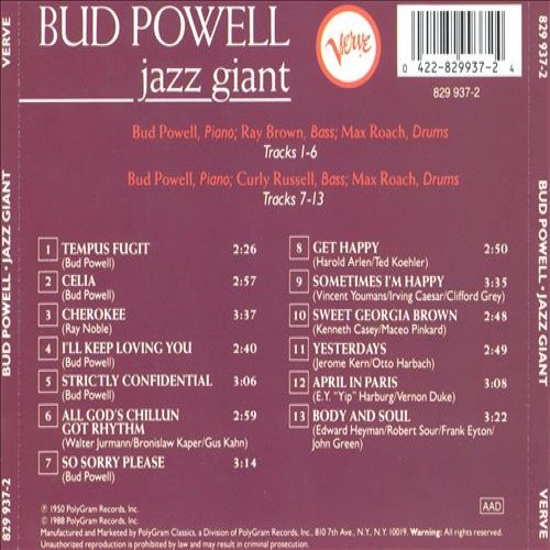 Album Back Cover