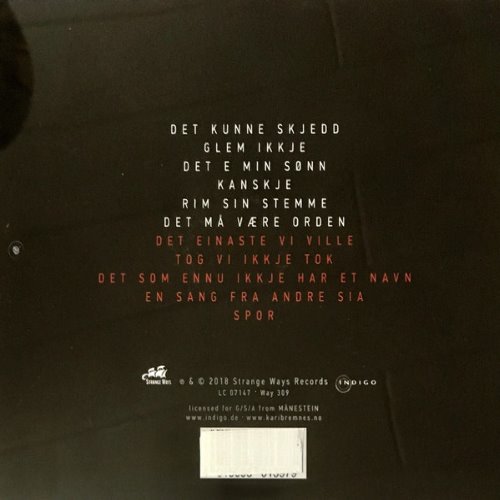 Album Back Cover