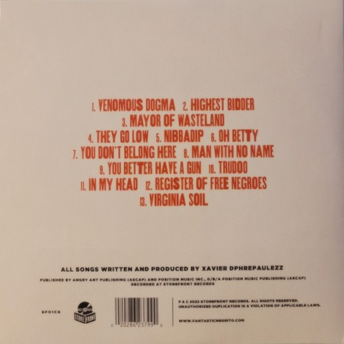 Album Back Cover