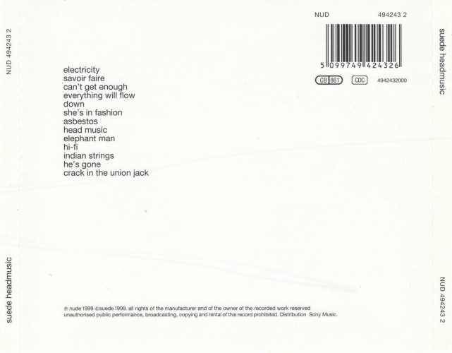 Album Back Cover
