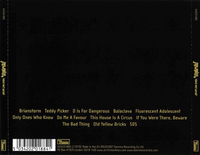 Album Back Cover
