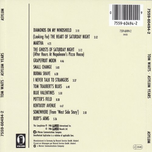 Album Back Cover