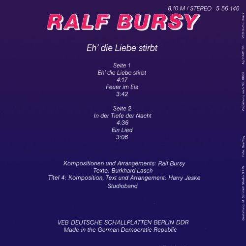 Album Back Cover