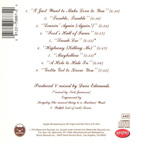 Album Back Cover