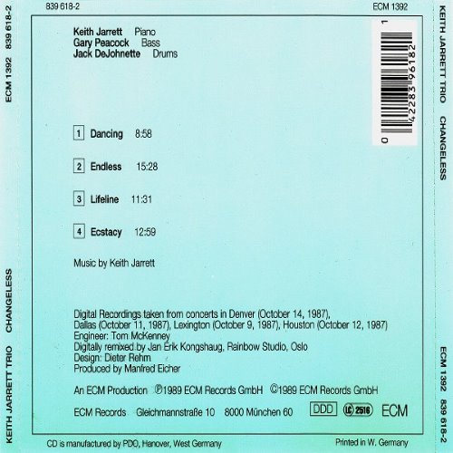 Album Back Cover