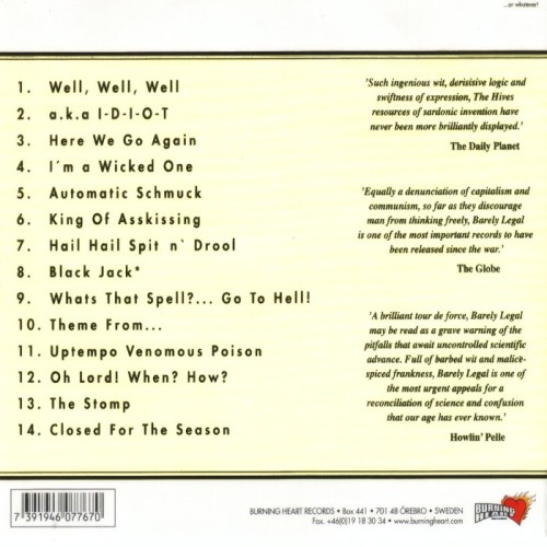 Album Back Cover