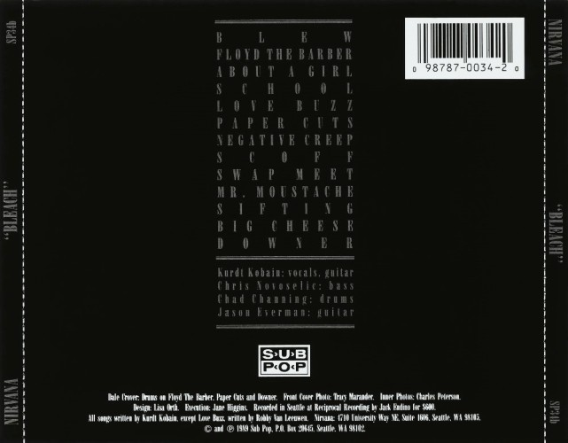Album Back Cover