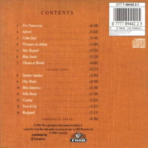 Album Back Cover