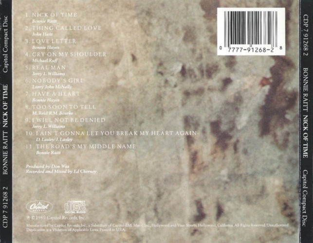 Album Back Cover