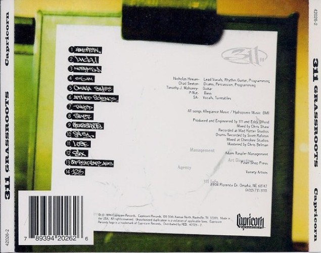 Album Back Cover