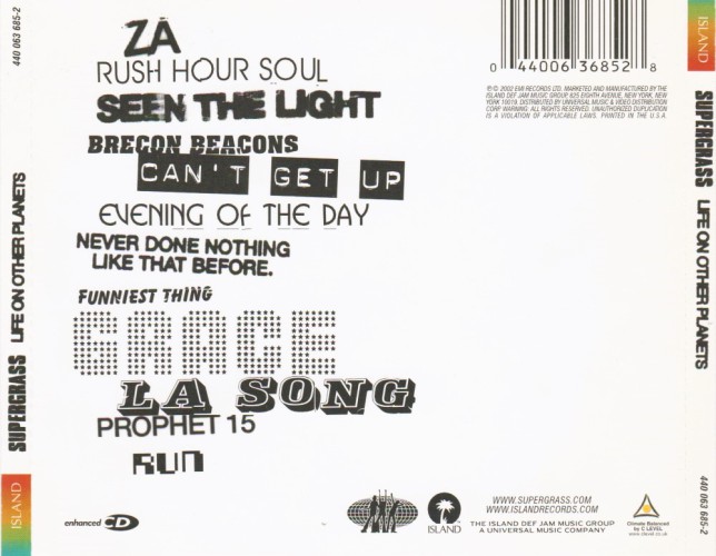 Album Back Cover