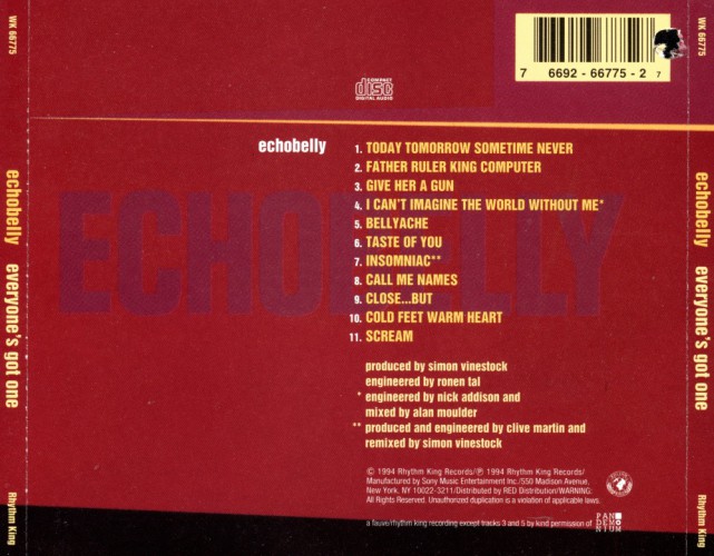 Album Back Cover