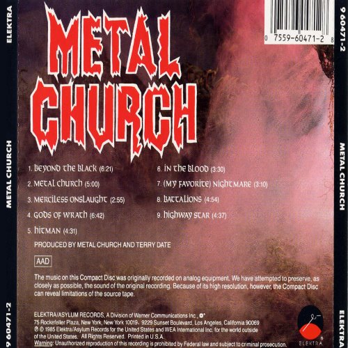 Album Back Cover