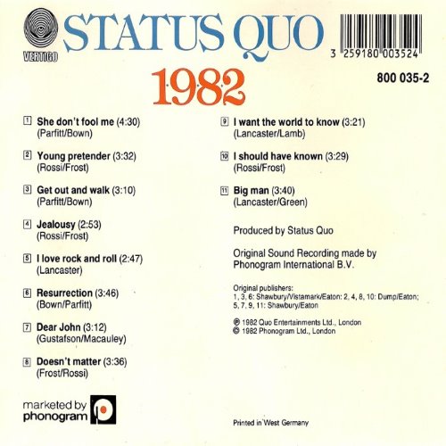Album Back Cover