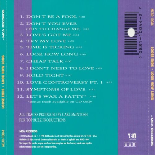 Album Back Cover