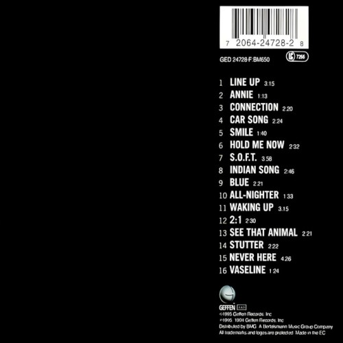 Album Back Cover