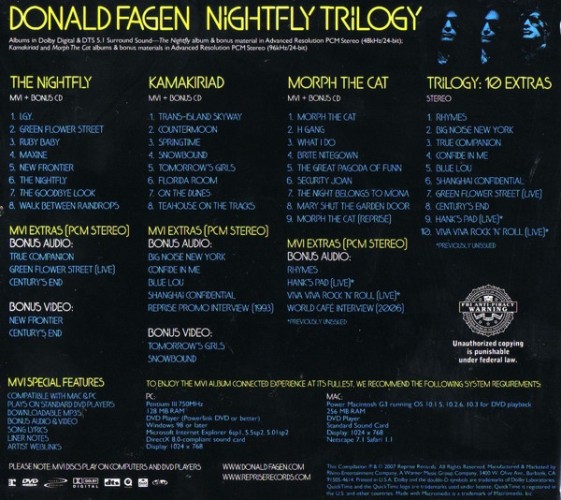 Album Back Cover