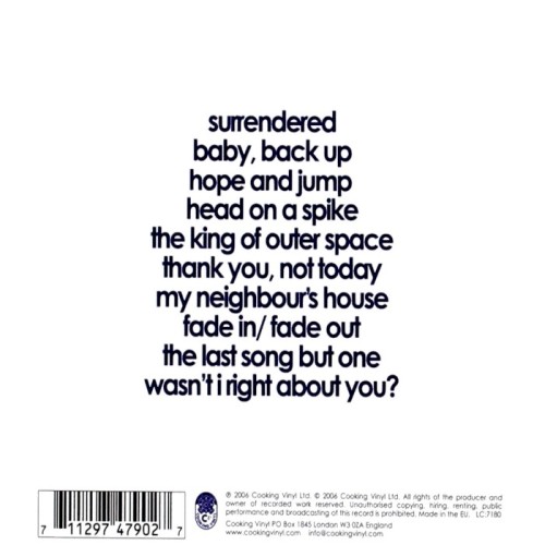 Album Back Cover