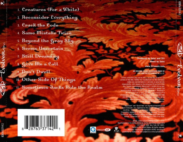Album Back Cover