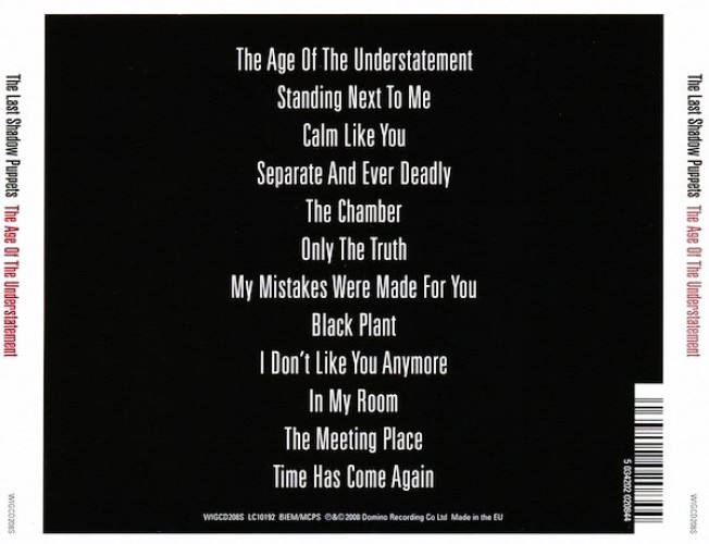 Album Back Cover