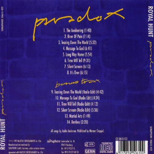 Album Back Cover