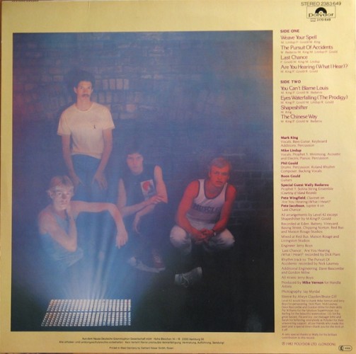 Album Back Cover